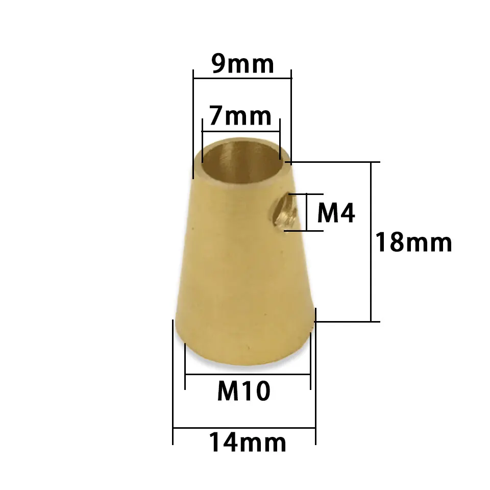 Fibbia per filo di luce a sospensione per lampada M10 interna in rame giallo Fibbia di fissaggio per scheda di filo di blocco della testa della lampada in metallo puro per il fissaggio dell'illuminazione
