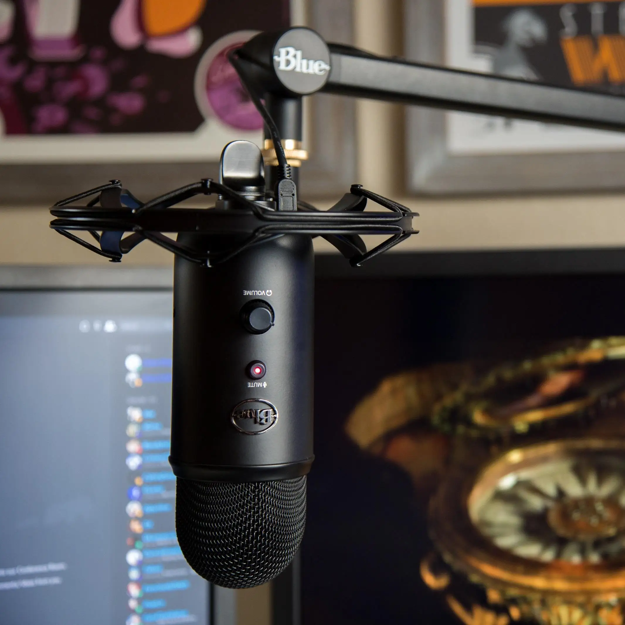 2023 Hot sell Blue Compass Premium Microphone Broadcast Boom Arm For Recording Gaming Streaming Logitech Blue Compass