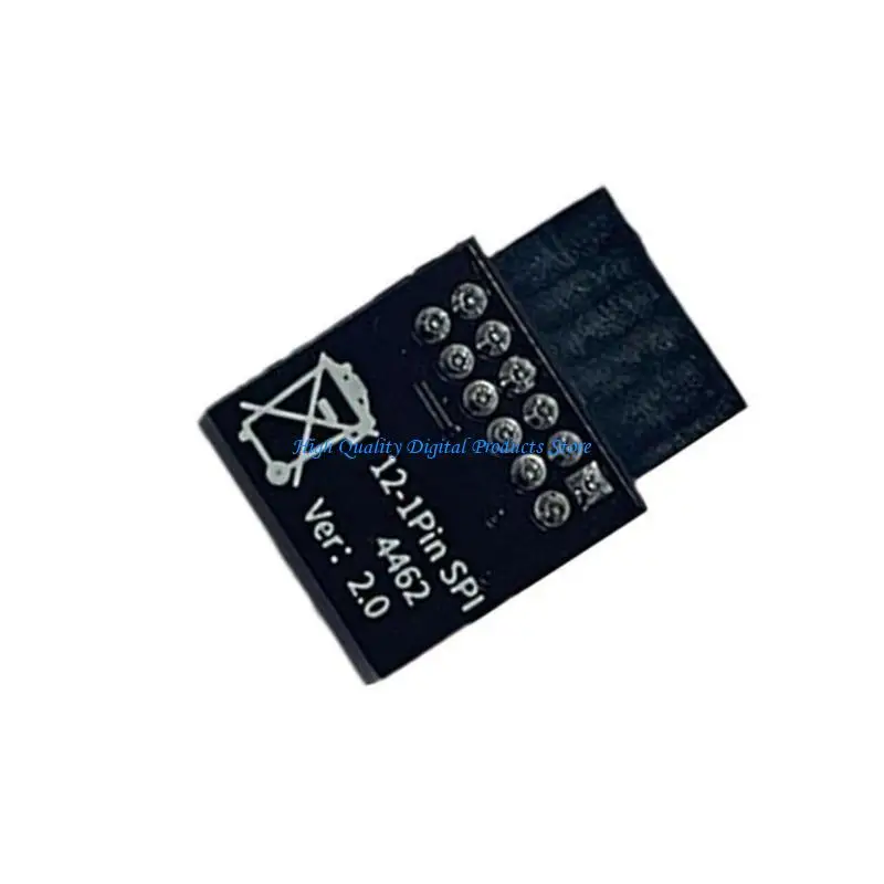 

U2JE Motherboards TPM2.0 Encryption Security 12Pin SPI Security Remote Card Encryption Security Module for Motherboards