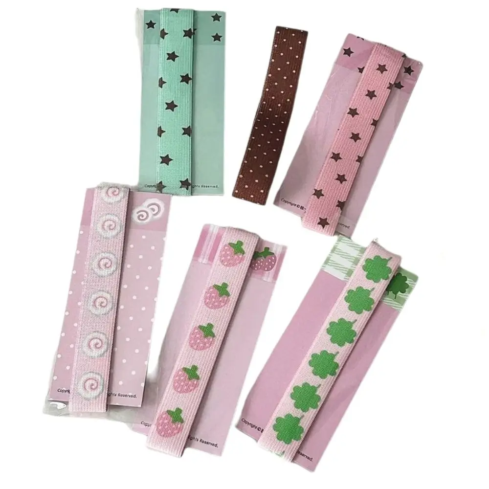 Kawaii Adjustable Notebook Straps DIY Decoration Cute Star Scrapbooking Band Loose-leaf Notebook Elastic Strap Storage Accessory