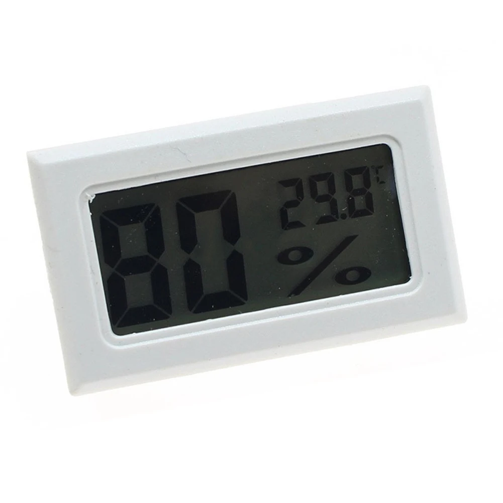 Humidity Meter Temperature Meter High Accuracy LCD Measuring Tools 48*28.6*15.2 Mm DC1.5V Digital Fast Response