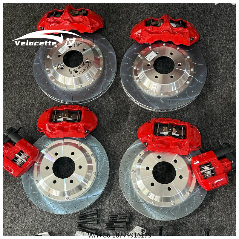

Big Brake Kit Front GT6 6 Pot Rear GT4 4 Pot with Motor Brake Caliper for GLA180 C200 911 WRX X6
