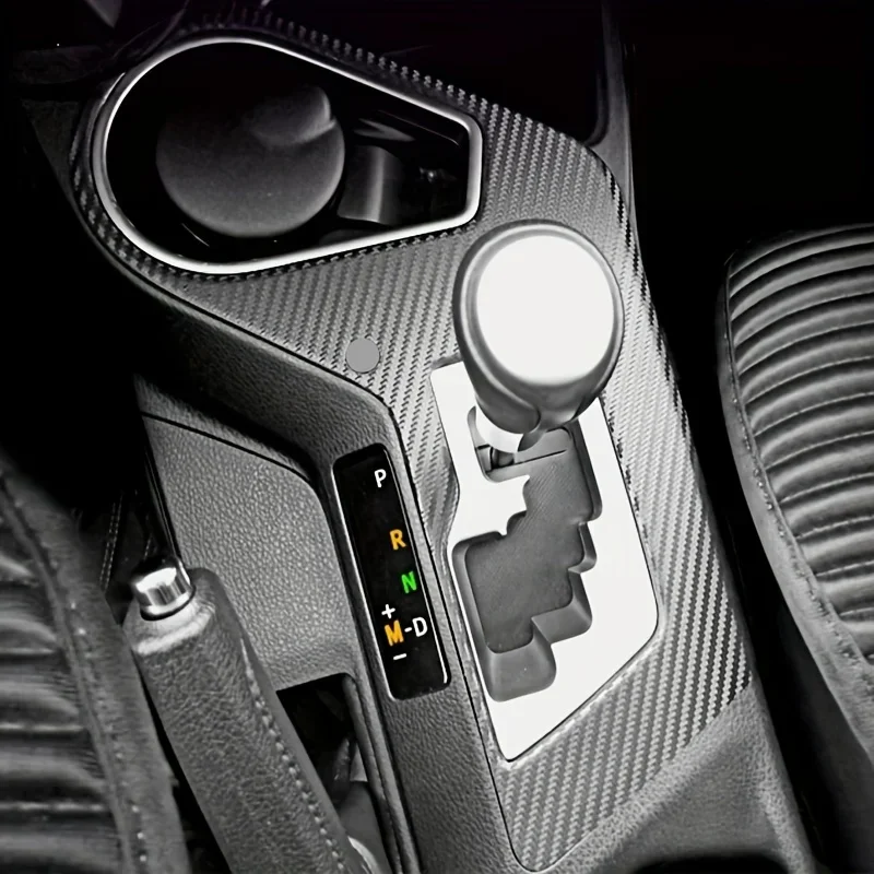For Toyota For RAV4 2013-2018 Interior Central Control Panel Door Handle Carbon Fiber Stickers Decals Car Styling Accessorie