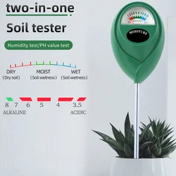 Soil Moisture PH Meter Moisture Tester Soil Meter Plant Soil Kit Moist Tester Testing Instrument for Gardening Plants Farming