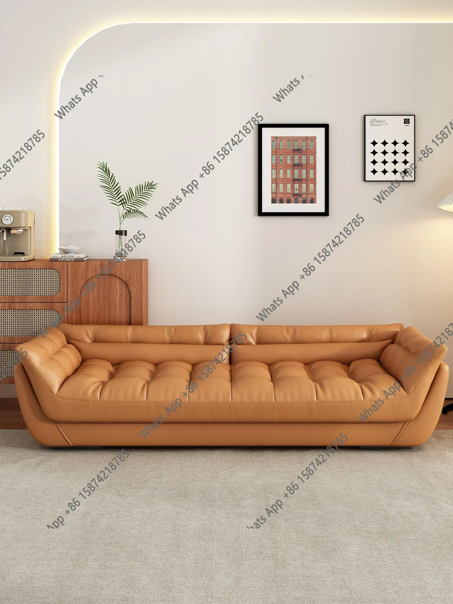 99 Bedside Sofa Bedroom Bedside Stool Small Apartment Premium Leather Sofa Designer Bedside Leather Sofa O