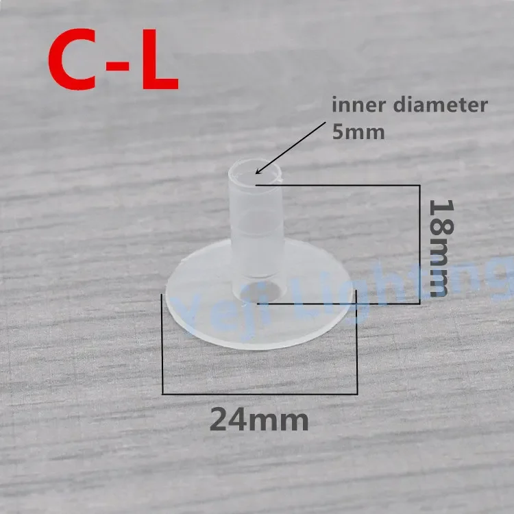 Plastic cable grip wire glands Electrical Wires fixed clip for chandeliers led bulb pendant light Curved lamp holder cable clips