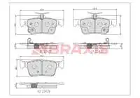 

AA0733 for brake BALATASI rear C-HR 16 CAMRY 17 RAV 4 V 18 LEXUS ES 18 RX 15 UX 18 RX 15 UX 18