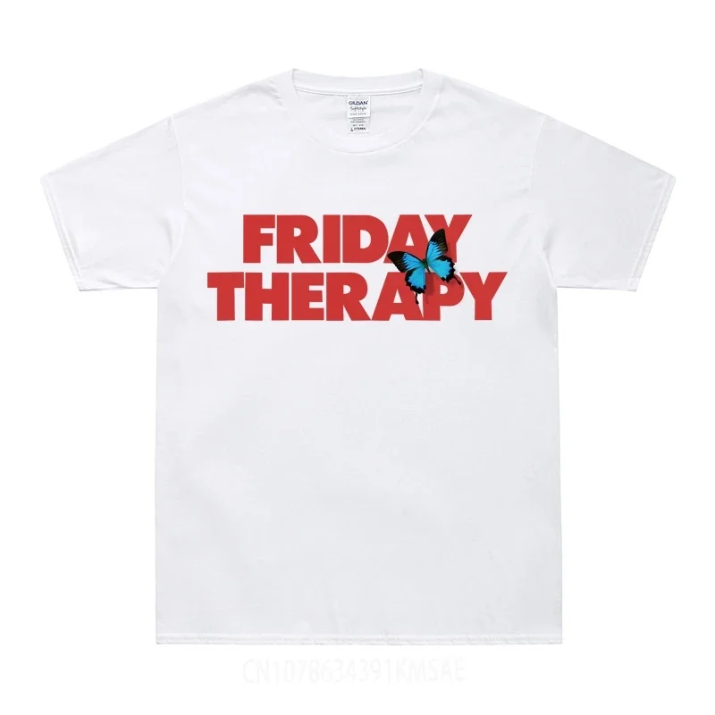 New Arrivals T-Shirt Men Women Brockhampton FRIDAY THERAPY T Shirts Cotton Hip Hop O-Neck Tee Shirt Summer Cool Streetwear Tees