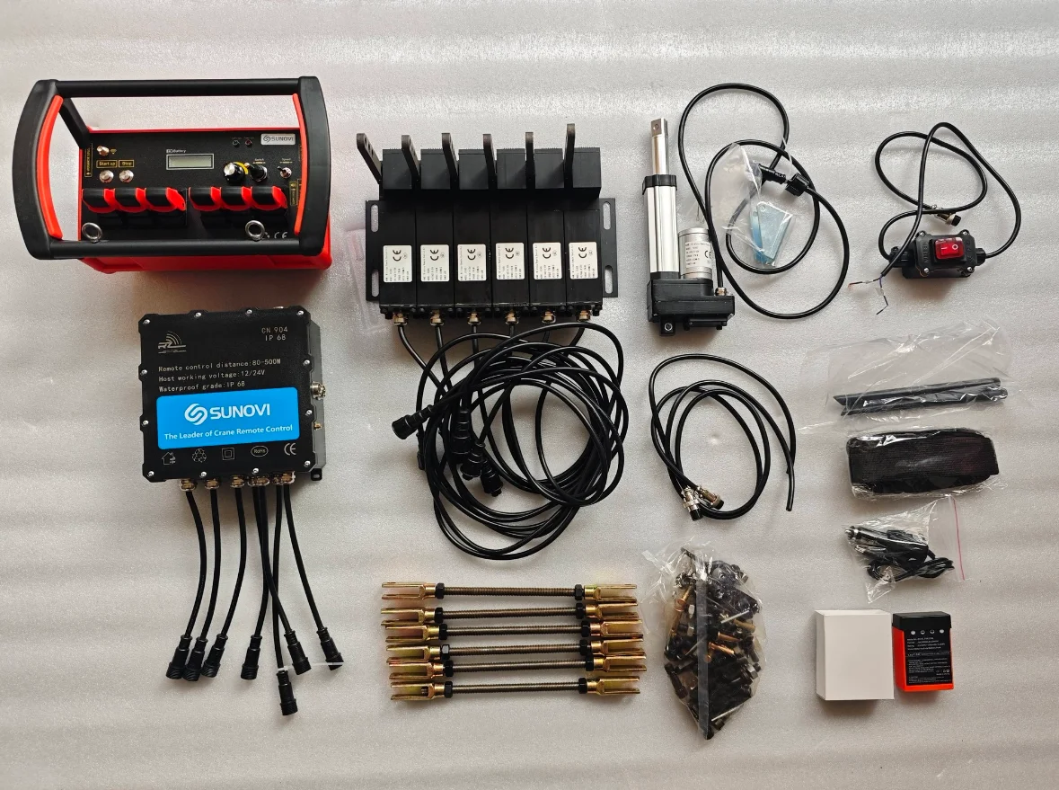 Hot Selling Complete Crane Accessory Kit with 6 Levers, High Compatibility, Equipped with Remote Controller