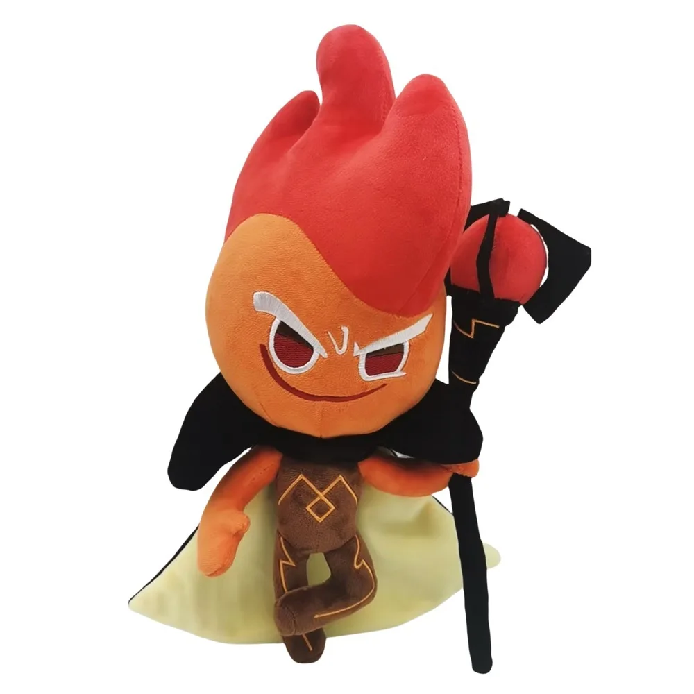 

Плюшевая кукла с печеньем Fire Spirit Cookie Run Kingdom Game, плюшевые игрушки, милые детские подарки на день рождения и Рождество для мальчиков и девочек