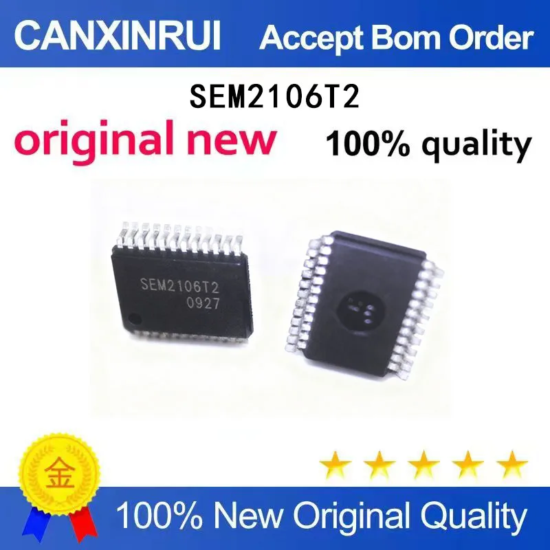 

(5-100 Pieces) Brand new original SEM2106T2 SSOP24 spot chip IC