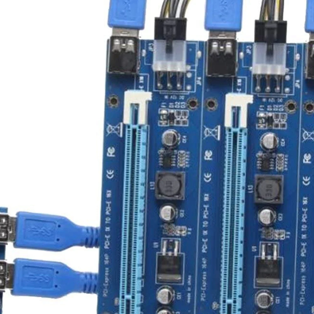 PCIE PCI-E PCI Express 1X ～ 16X ライザーカード 1 ～ 4 USB3.0 マルチプライヤ ハブ アダプタ ビットコイン マイニング マイナー マイニング デバイス用