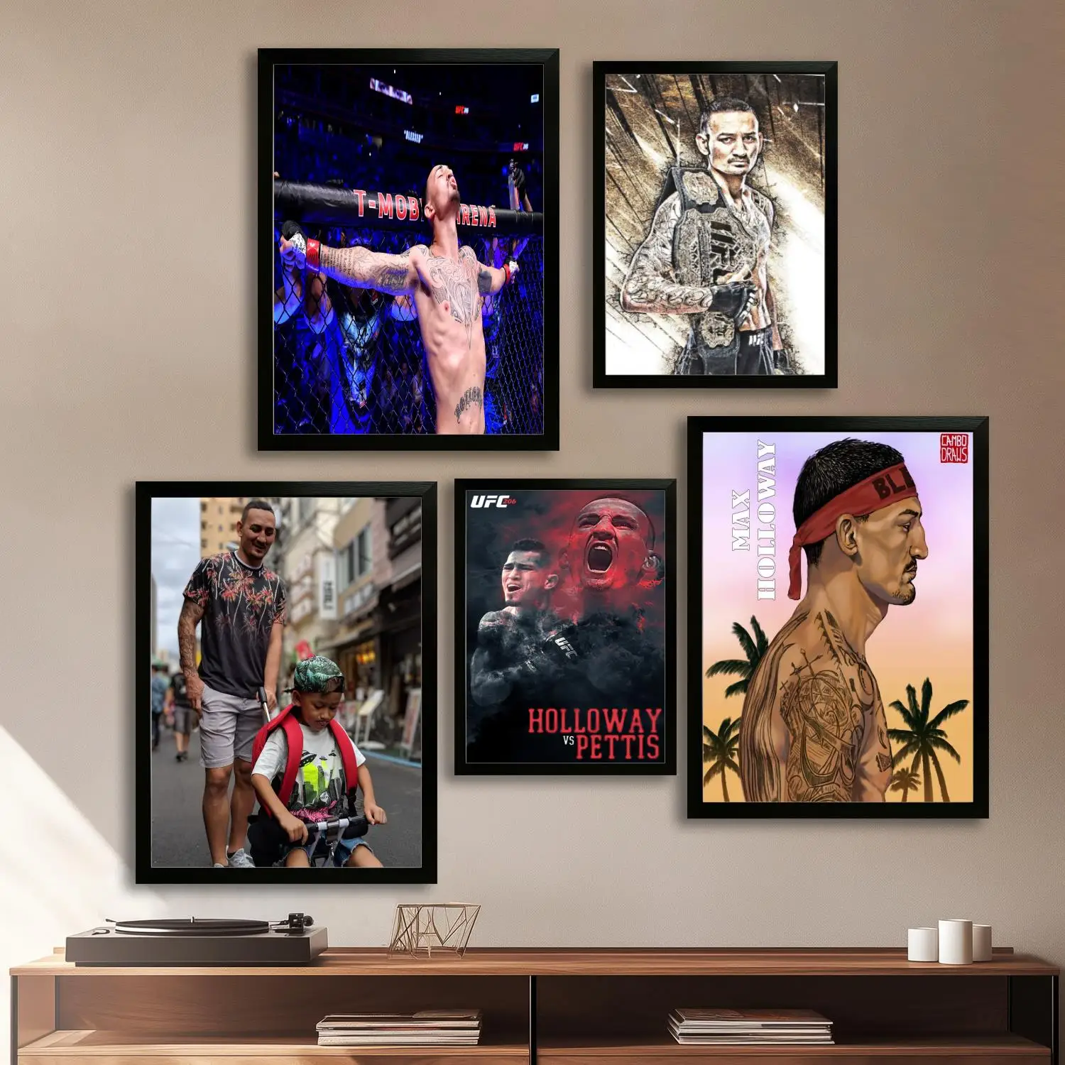 max holloway mixed Canvas Art Poster and Wall Art, Picture Print, Modern Family, Bedroom Decor, Posters,Decorative painting