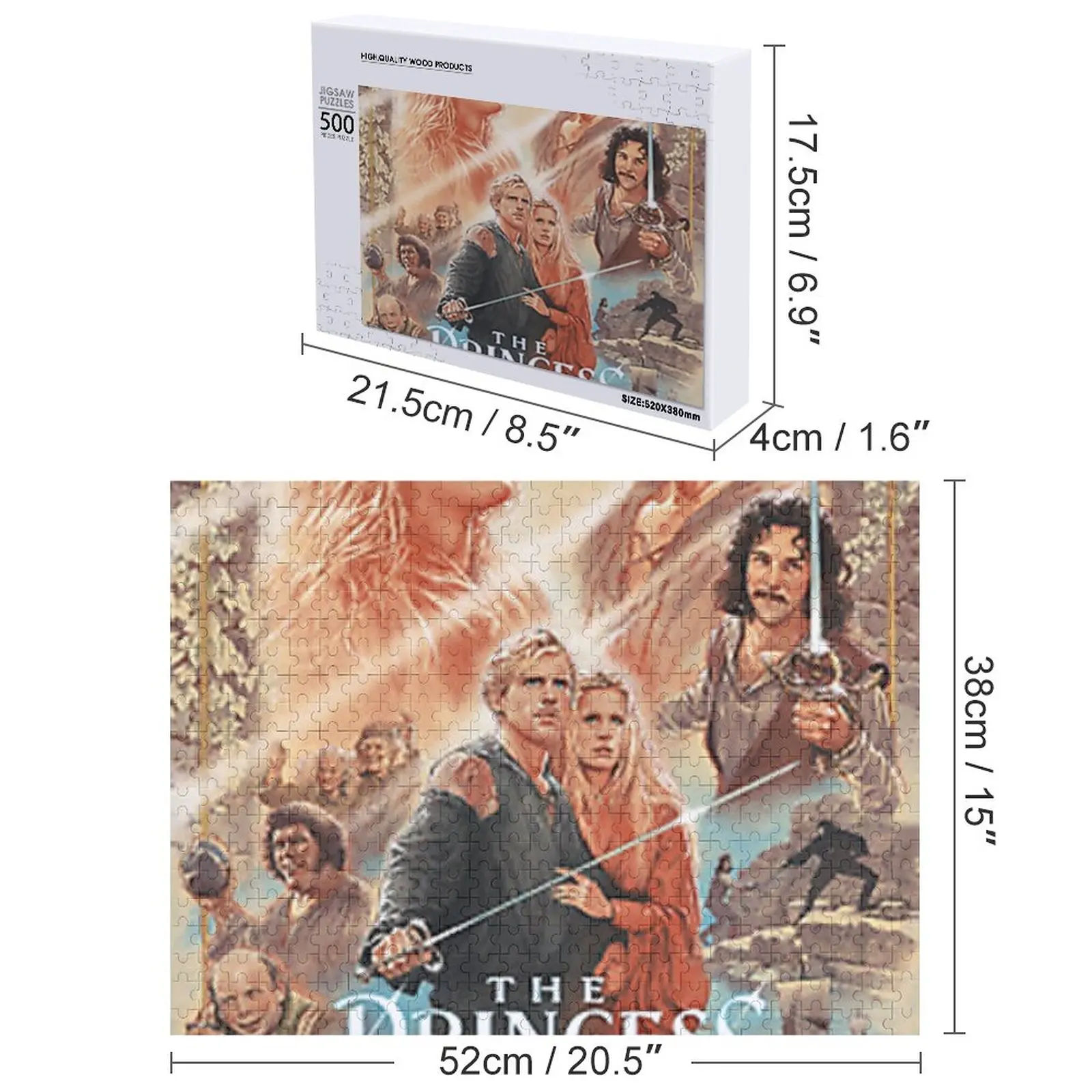 1987 La principessa sposa puzzle giocattoli di Natale regalo personalizzato giocattoli personalizzati per bambini boschi per adulti puzzle