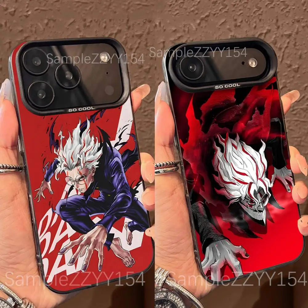 

D-Dandadan Okarun Phone Case For iPhone 17,16,15,14,13,12,X,8,Pro,Max,Plus,E,SE4,Air,Mini Black IMD Matte