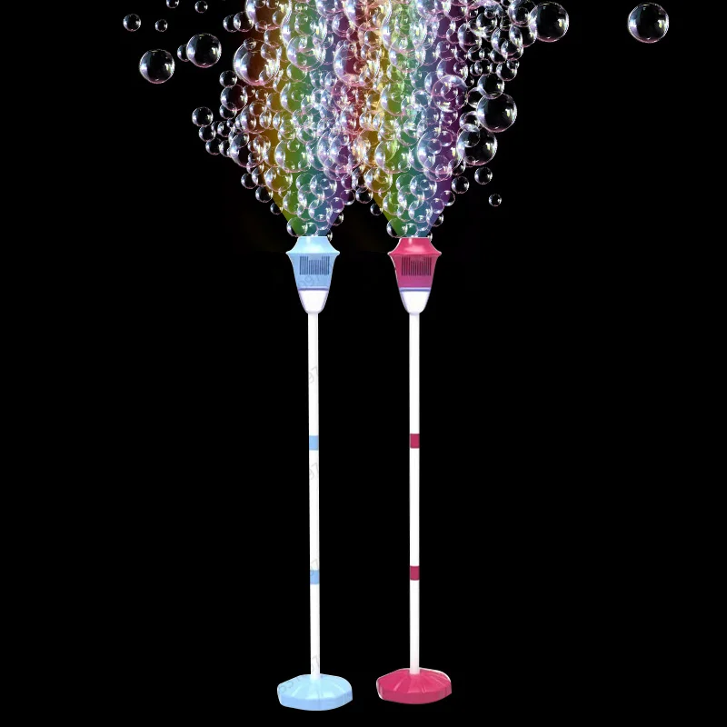 Bubble machine popular street light bubble machine outdoor bubble blowing sound and light camping music