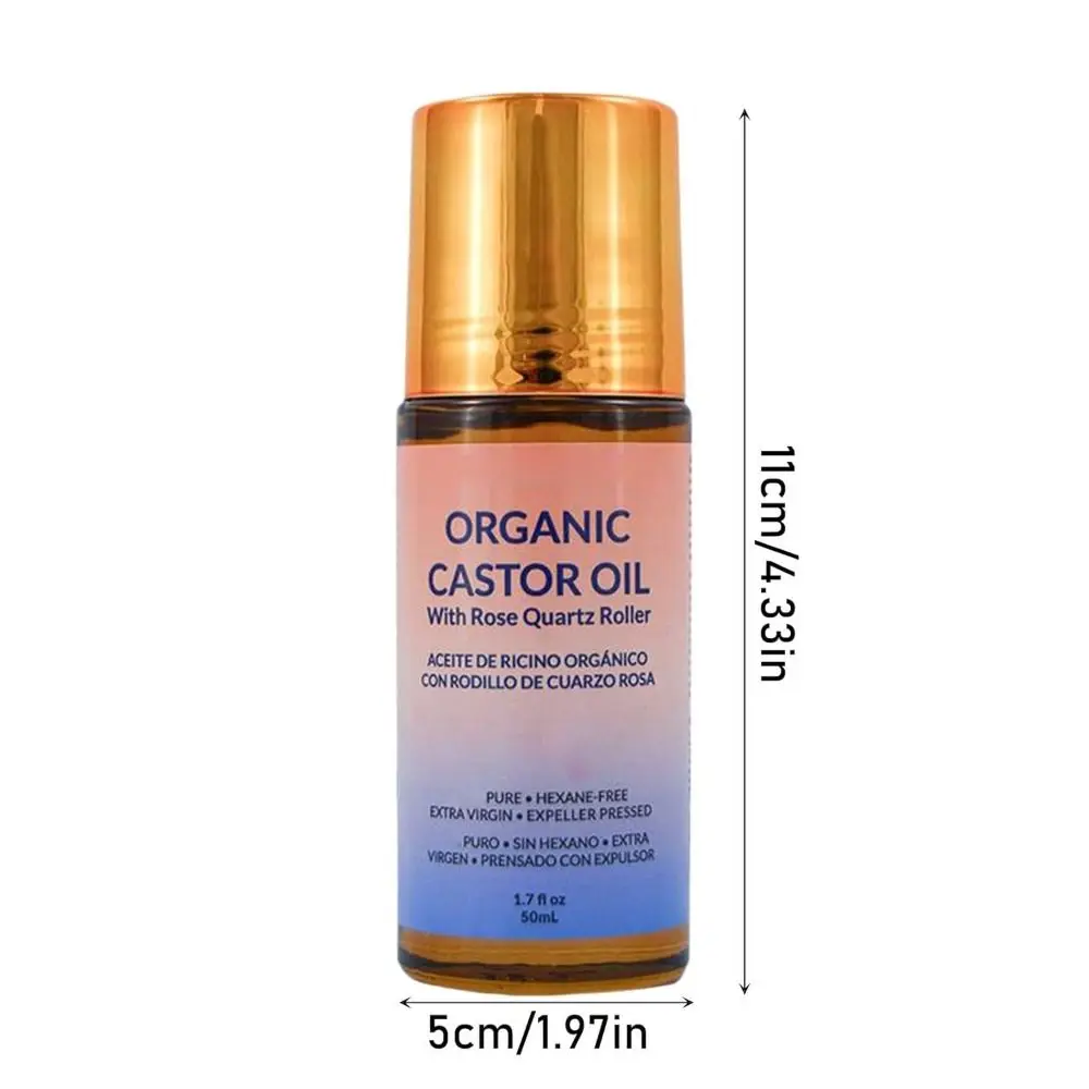 로즈 쿼츠 롤러 유기농 캐스터 오일 보습 순수 엑스트라 바디 오일 잔주름 및 주름 감소 헥산 무첨가
