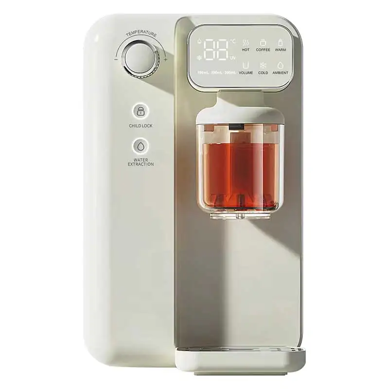 

Dual-Purpose Electric Water Dispenser Hot Cold Warm Rapid Heating Bench-Top Desktop Installation for Office Household for Hotels