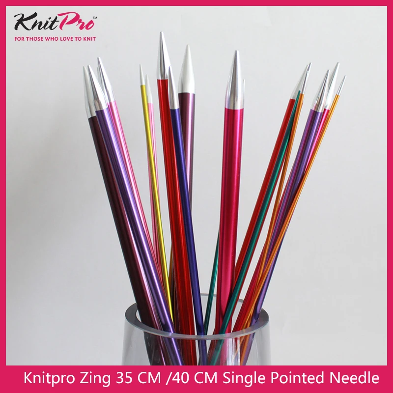 1 piece Knitpro Zing 35 cm/40cm  Single Pointed Needle