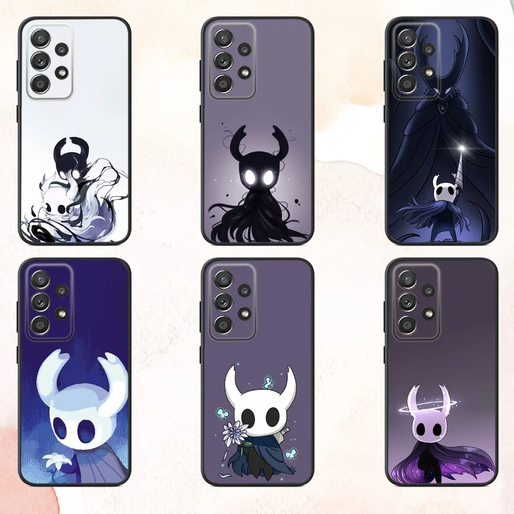 

Game H-Hollow K-Knight Phone Case For Samsung S25,S24,S21,S22,S23,S30,Ultra,S20,Plus,Fe,Lite,Note,10,9,5G Black Cover