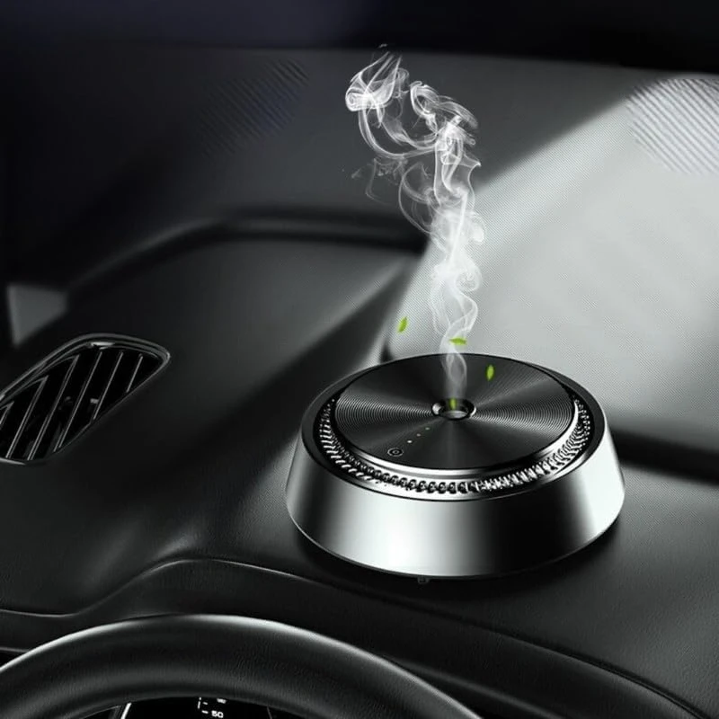 Smart Car Atomizing Aromatherapy Car Scent Diffuser | Aluminum Alloy Cordless | Automatic Shut On/Off with Motion Sensor