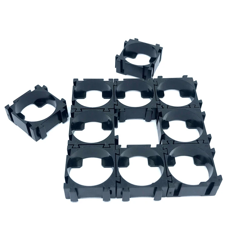 100Pcs Battery Bracket 18650 Safety Anti Vibration Holder Bracket Lithium Batteries Support Stand Plastic Holder Bracket