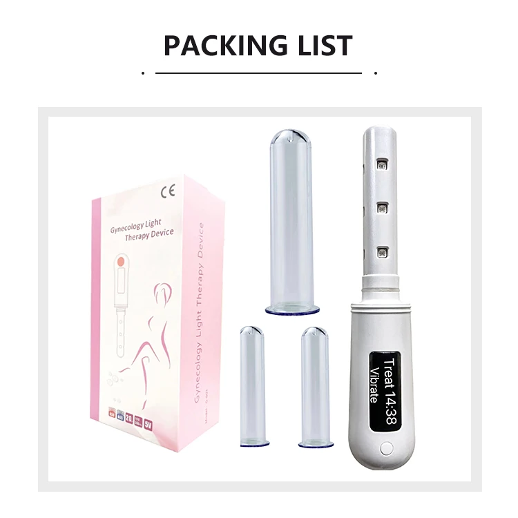 Blue And Red Light Anti-inflammatory Vaginal Massage Vibrator Medical Vaginal Tightening Gynecology Laser Device