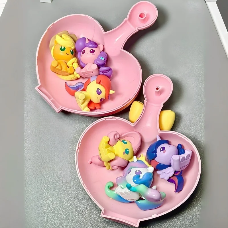 Genuine Mini Bean My Little Cartoon Pony Blind Box Magic Bottle Cute Movie Figures Desk Decor Trendy Toy Gift