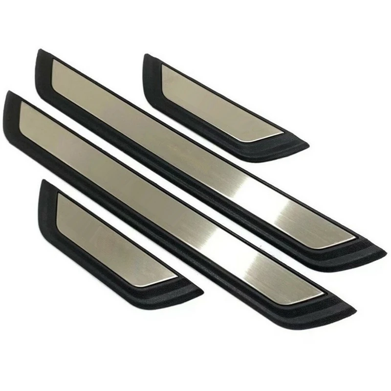 For SUZUKI S-Cross 2025-2016 S CROSS SCROSS Car Door Sill Scuff Plate Pedal Protect Kick Stainless Steel Plastic Car Accessory