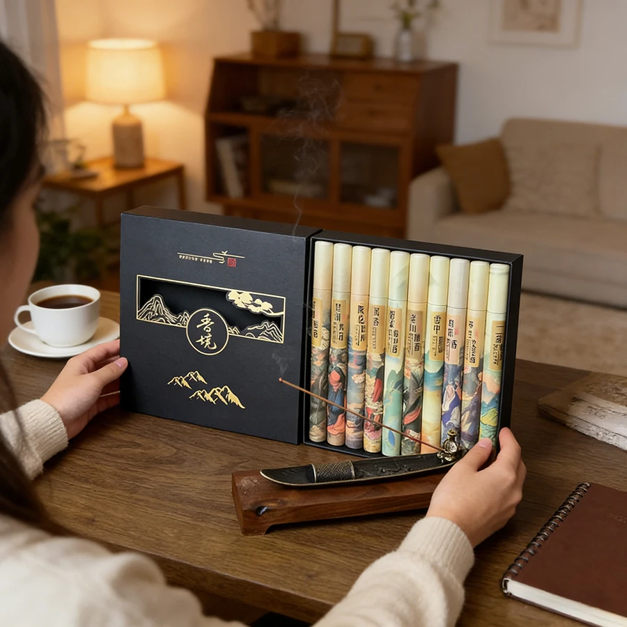 Coffret Cadeau d'Encens Dix Sa - Home Fragrance Aroma Set avis et prix