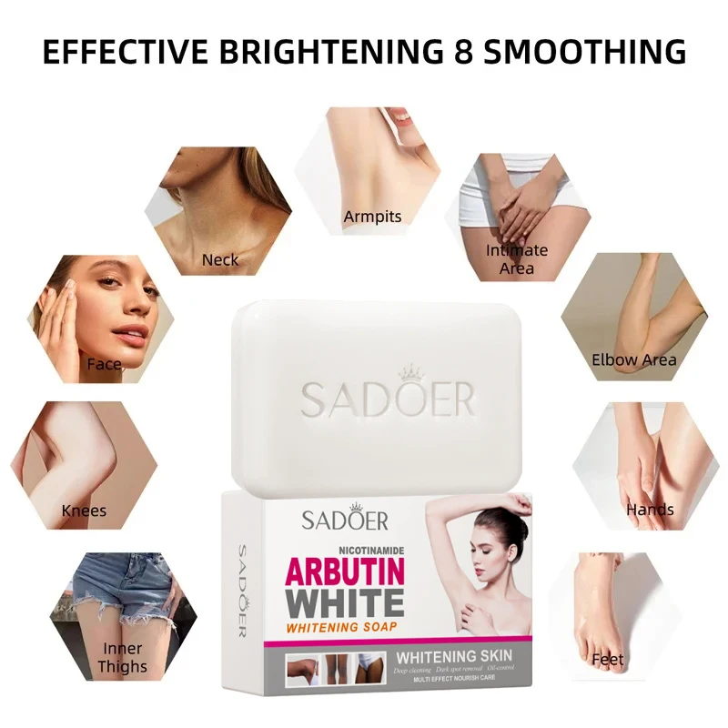 صابون تبييض الجسم تحت الإبط صابون تبييض الركبة إزالة جلد الدجاج إزالة البقع الداكنة الجلد الميت ترطيب سطع العناية بالجسم #5