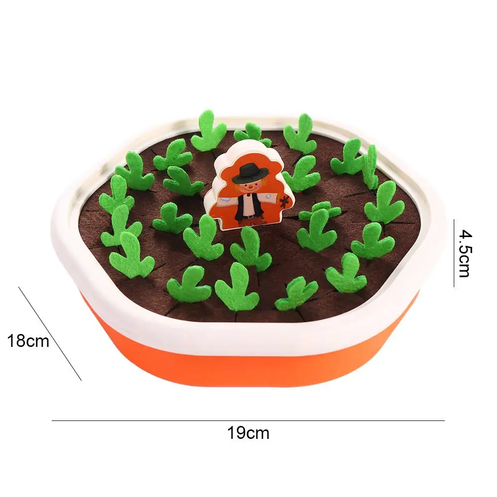 Interesting Memory puzzle Toys Pulling Radish toys Farm Pull Radish Game Parent-child Interaction Toys Vegetable Memory Game