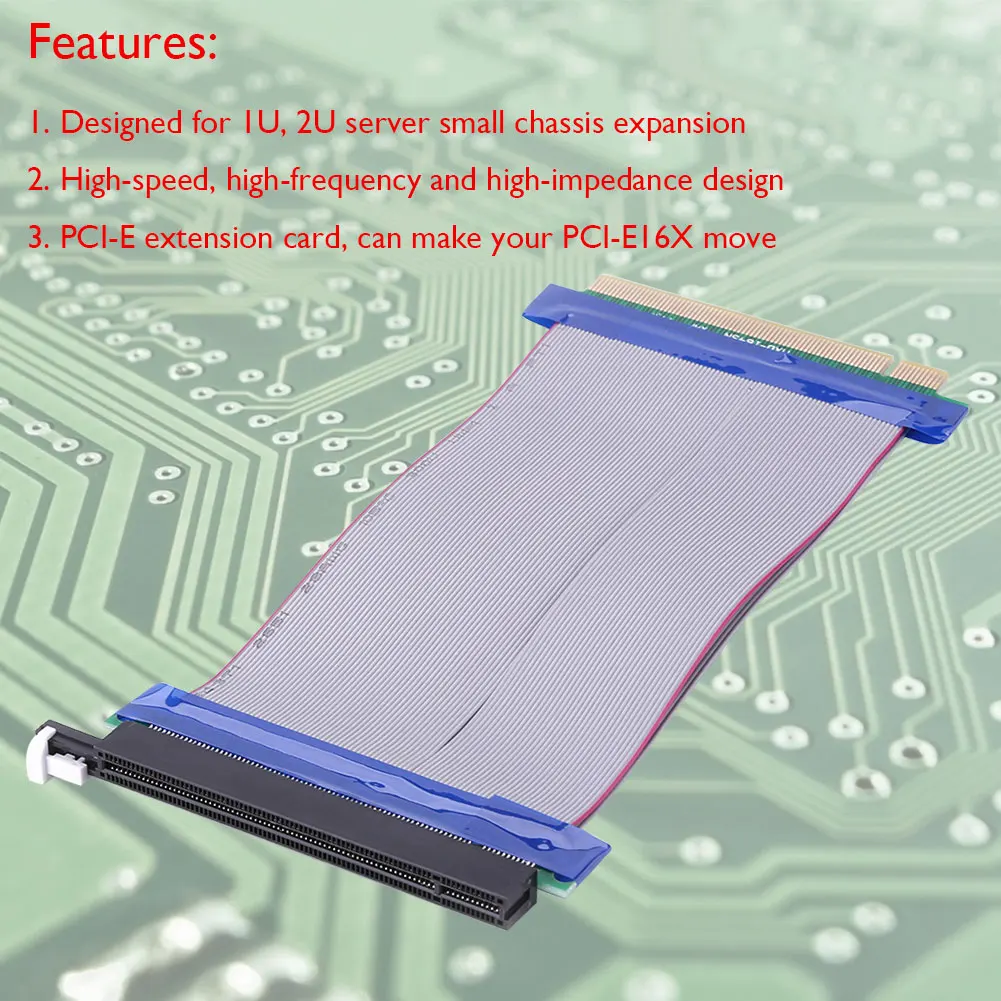 كابل تمديد بطاقة الرسومات PCIE X16 كابل محمي متوافق مع محول ATX Chassis Phanteks Lianli MSI