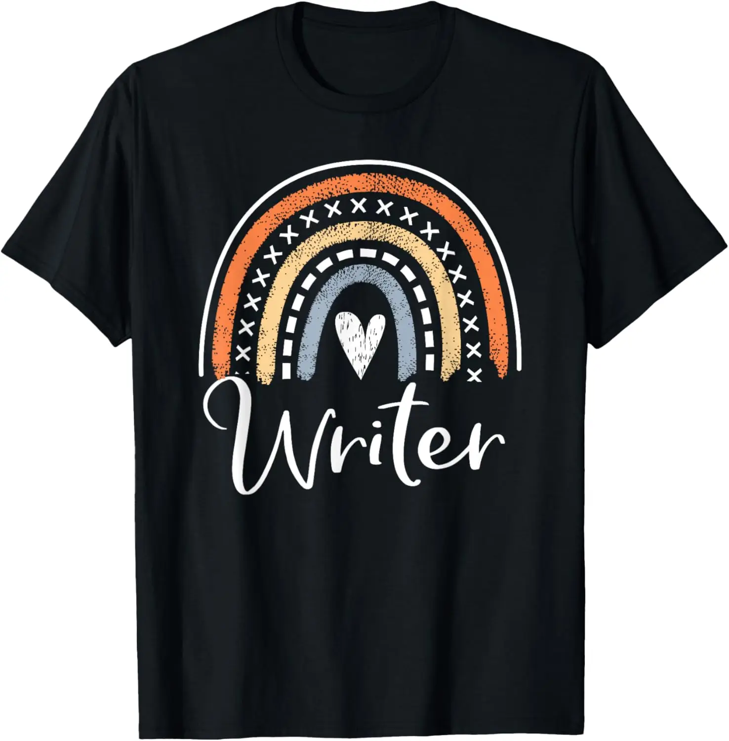 Writer Gifts For Women Funny Rainbow Write On Writing T-Shirt