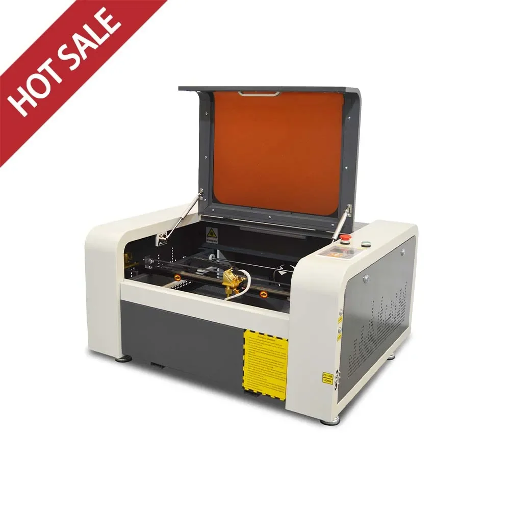 For VOIERN 4040 CO2 Laser Engraving Machine, RD7132/M3 System, with Water Cooling Protection, Lightweight Engraving 50W