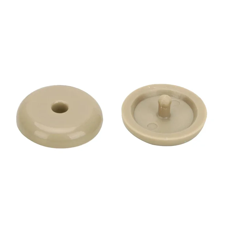 10SET Universal Seat Safety Belt Buckle Buttons Holders Studs Retainer Stopper Pin Spacing Limit Clip Black Gray Beige Car Parts