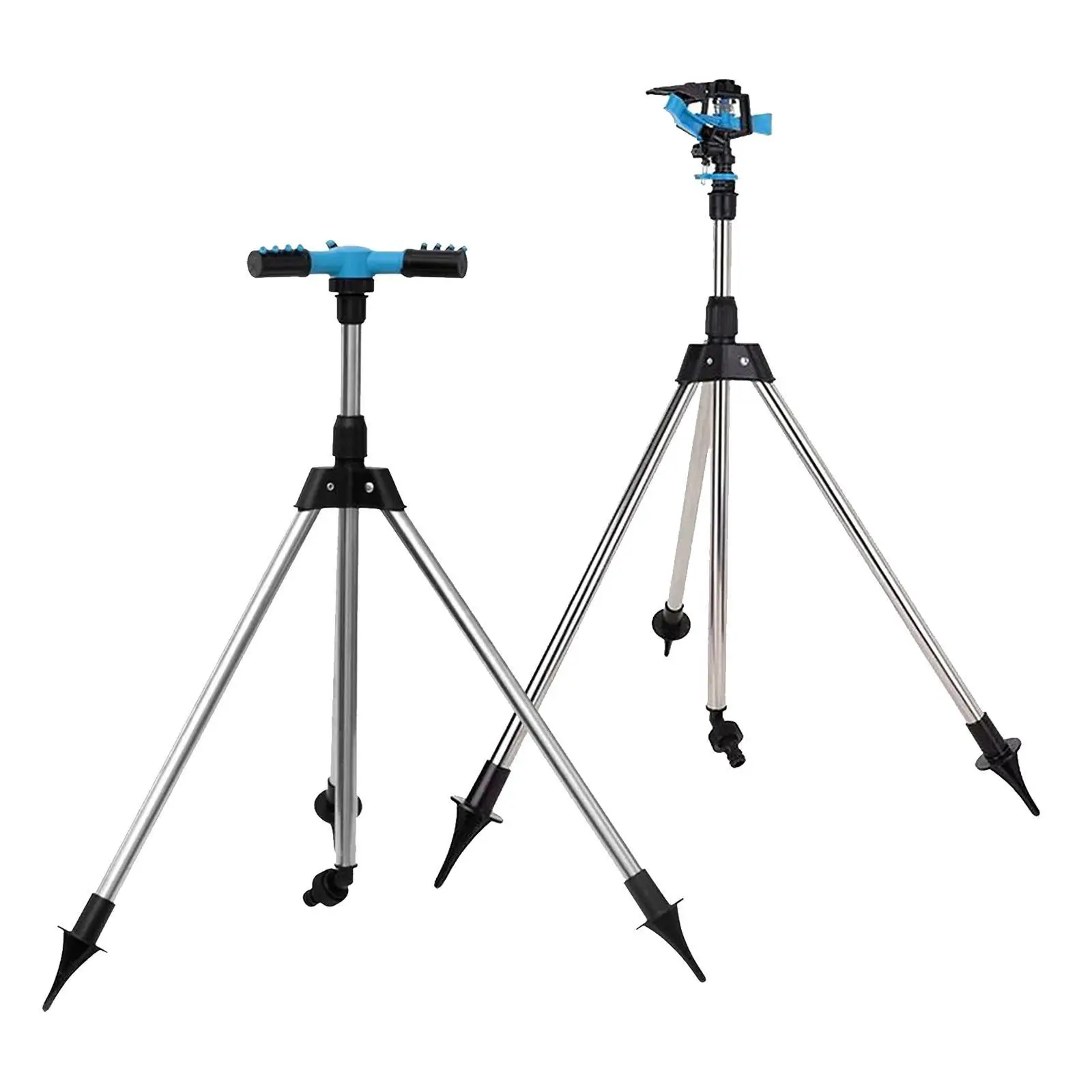 

360 Degree Rotating Automatic Garden Water Sprinkler Tripod Lawn Garden Nozzle Watering Irrigation Sprayer System Shower