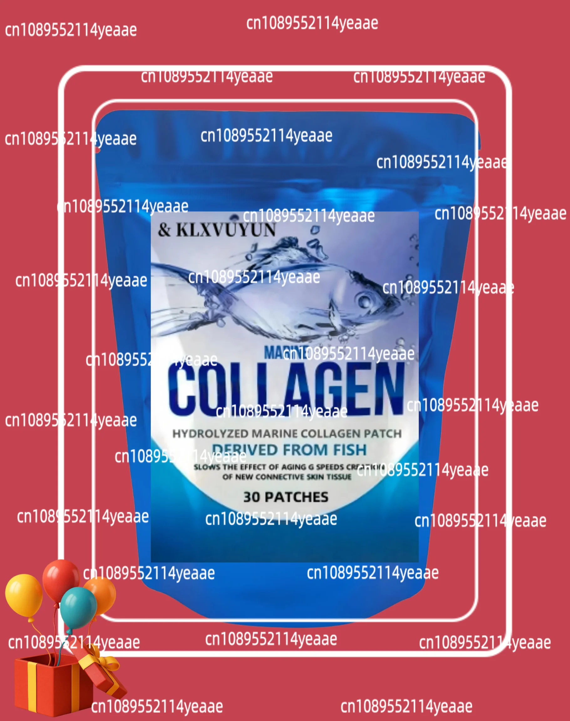 Hydrolyzed Fish Collagen Marine Tablets Skin Anti Ageing Tissue Joints 30 Patches, Transdermal Patches Made In The Usa