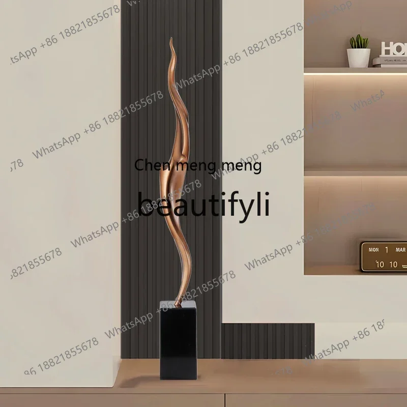 zqq1High-end art sculpture ornament light luxury niche creative abstract handicraft