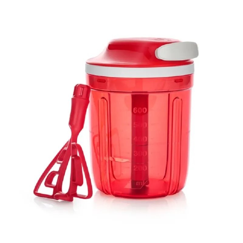 Non-Electric Food Processor, Tupperware Super Chef, Multi-Chef Red Shredding And Crushing