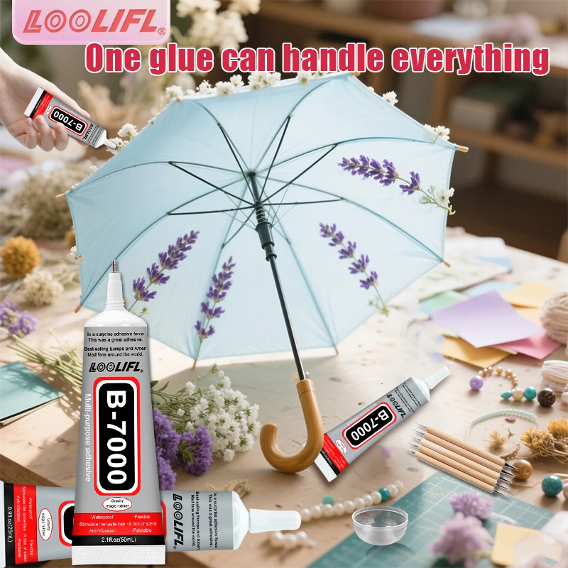 กาว B-7000 แรงยึดติดสูงพิเศษ สำหรับงานอุตสาหกรรม กาวติดเครื่องประดับ กาวติดผ้า เหมาะสำหรับงาน DIY ประดับเพชรพลอยด้วยมือ กาวชนิดพิเศษ