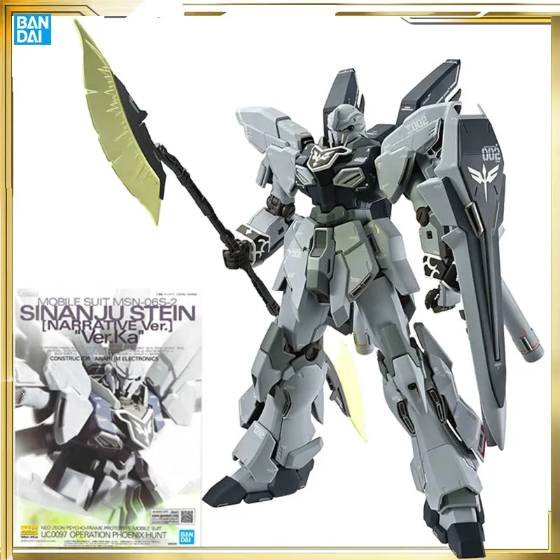 

Bandai New Anzhou stone MSN-006S GUNDAM 1/100 Original Model Kit Anime Action Figure Plastic assembly model Toys Model Collects