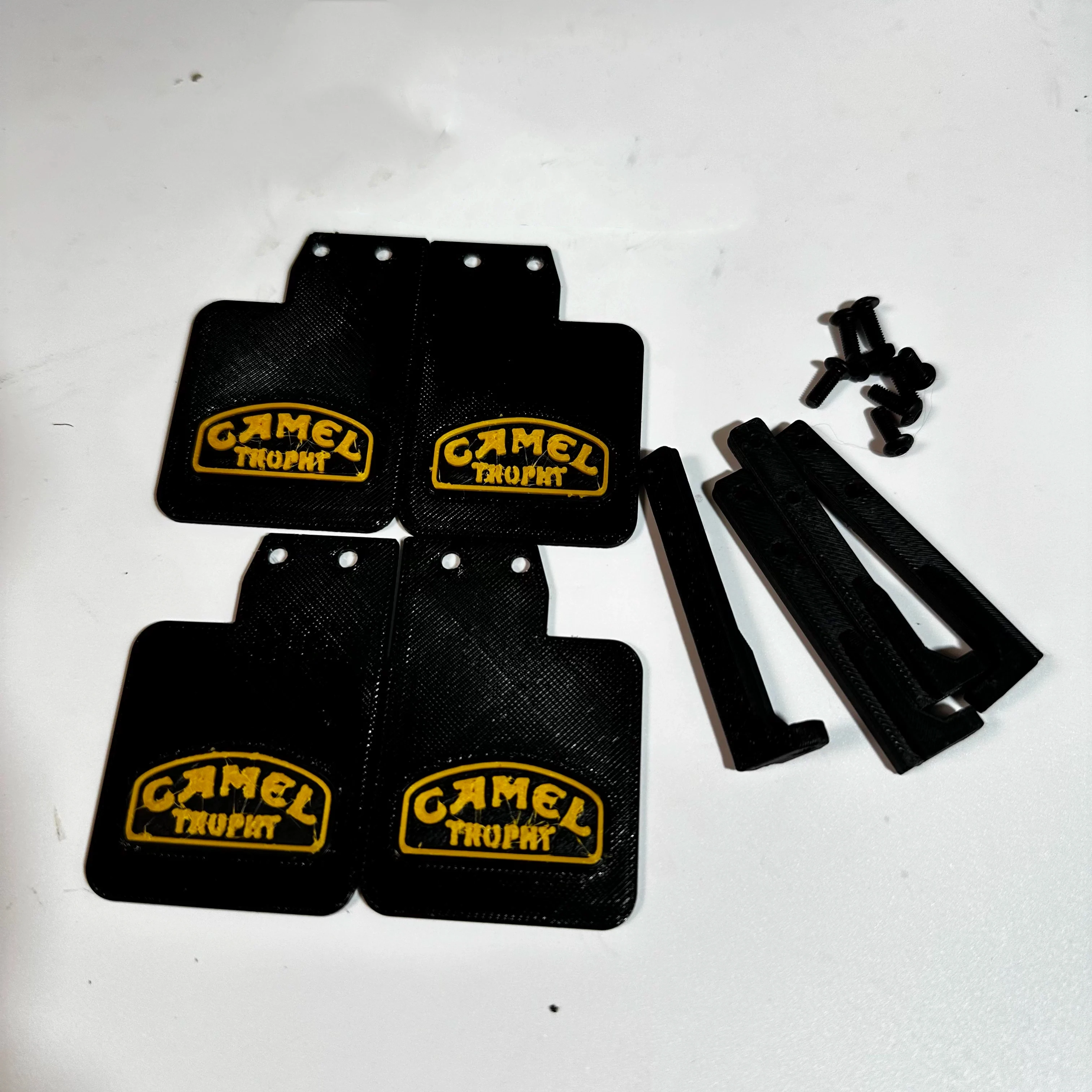 Guardabarros Fms Camel Trophy, Escala 1/10, Accesorios Exteriores Retro Modificados para Vehículos 4X4 Todoterreno, Piezas Decorativas para Range Rover