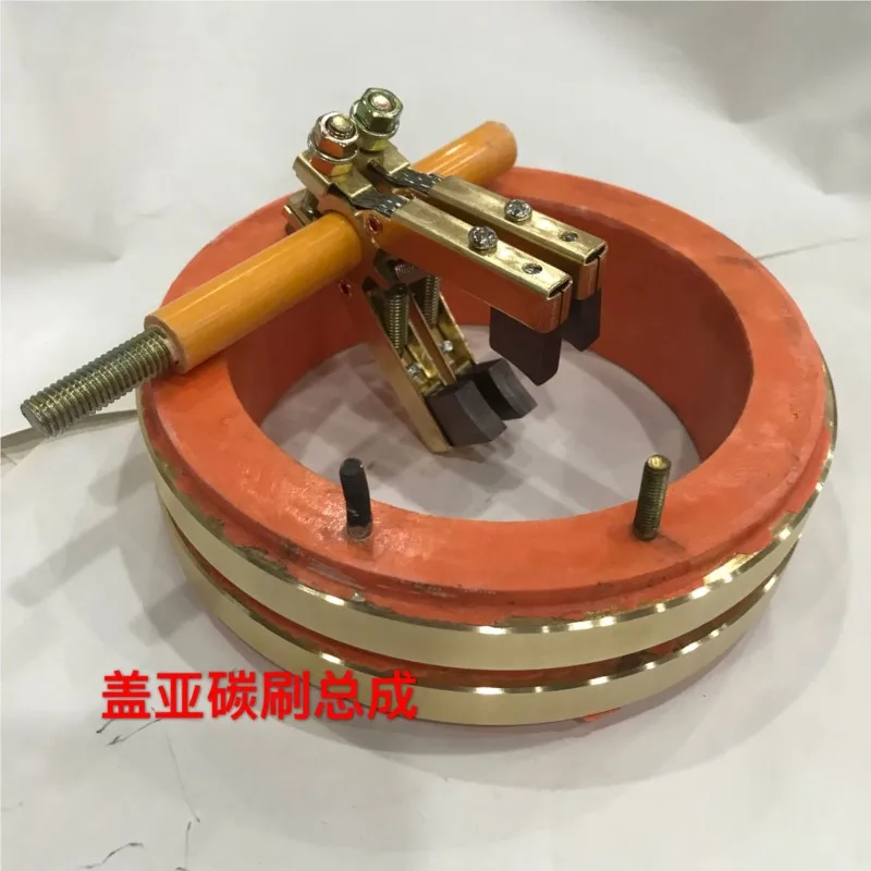 2-Ring 2-Way Conductive Ring Slip Ring Sliding Bracelet Copper Ring Inner Diameter 100 Outer Diameter 135 High 38mm  