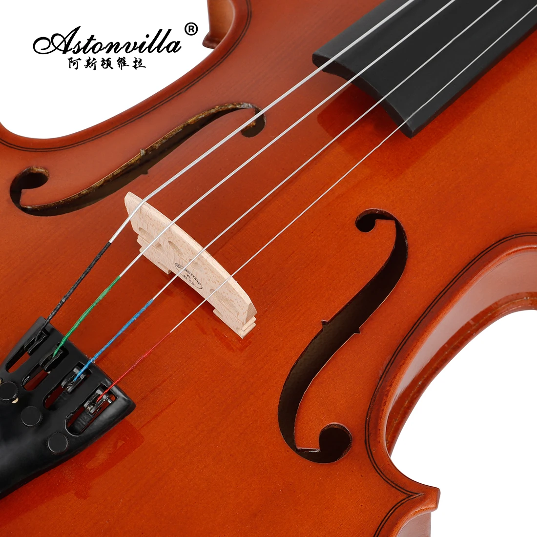 Astonvilla VA-35 4/4 Viola Spruce Panel Viola Set with Case Accessories Professional String Instrument Viola for Performances