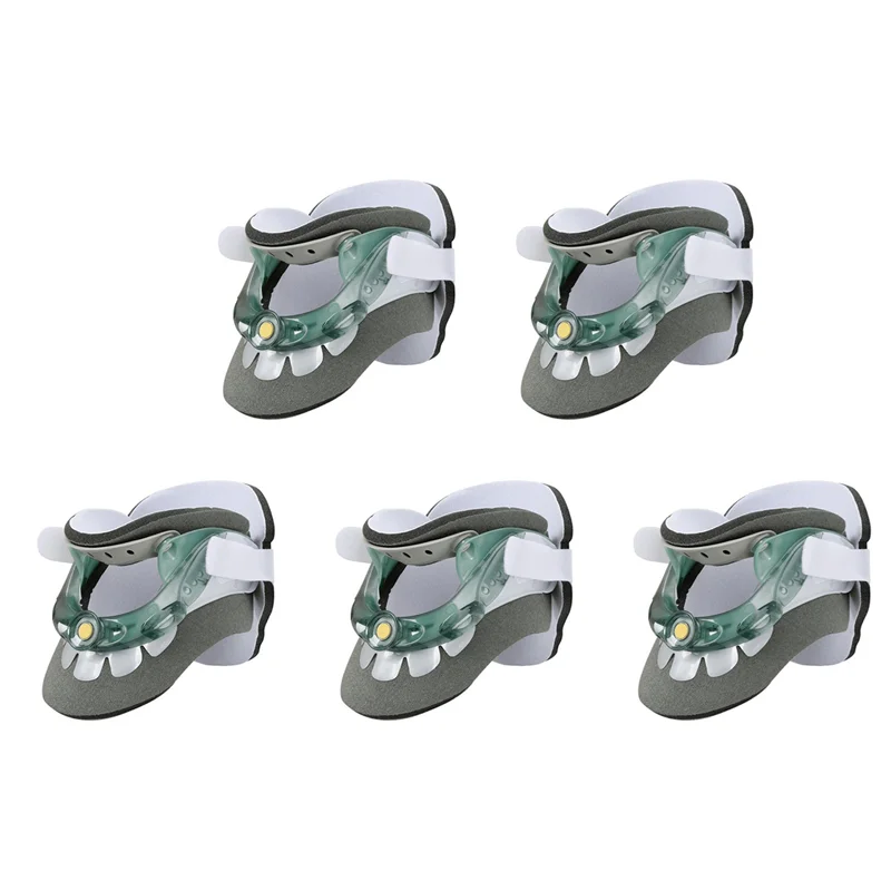 A97T 5X Cervical Traction Device Neck Corrector Cervical Collar Neck Stretch Protector Spine Fixation Support