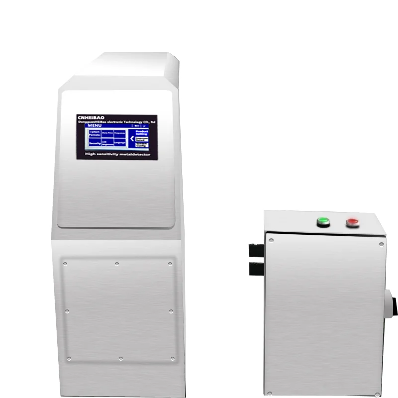 Hochpräziser LCD-Touchscreen-Metalldetektor, Tunnel-Split-Metalldetektor, automatische Lernfunktion
