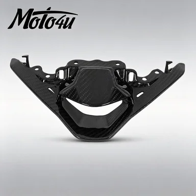 Carbon Fiber Front Fairing Upper Headlight Air Intake Fairing For Triumph Street Triple RS 765 2023 2024 Motorcycle Modification