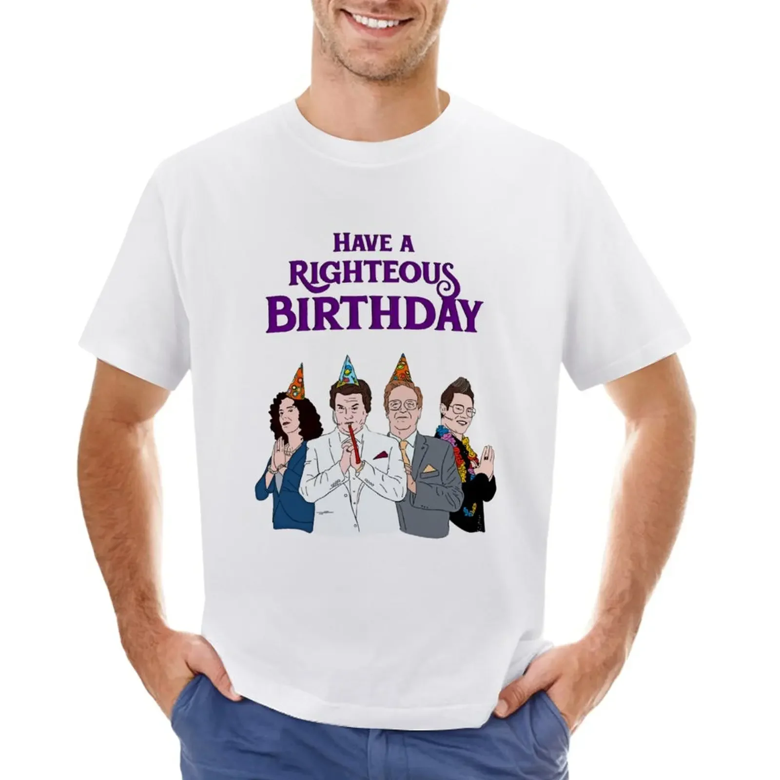 Righteous Gemstones Have A Righteous Birthday T-Shirt anime clothes cute tops funnys quick-drying black t shirts for men