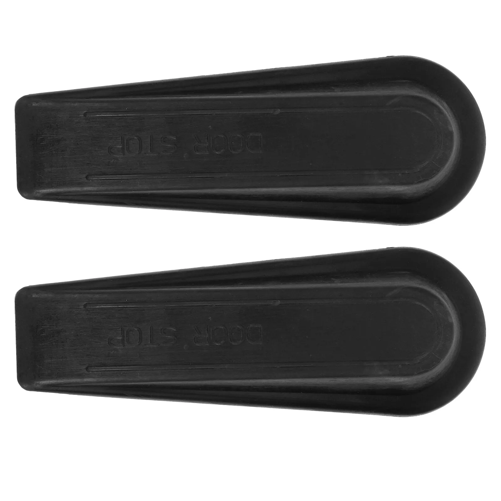 2Pcs Rubber Door Stopper Wedge Floor Door Stopper Windproof Antislip Stable Reliable for Home Office Bedroom Outdoor Use